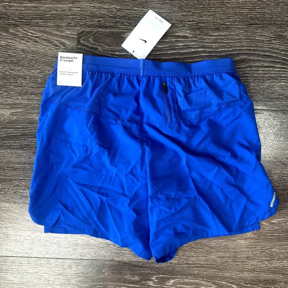 Nike Men's Small Dri-FIT Flex Stride 5" Lined Blue Running Shorts CJ5453-480 NWT - Picture 3 of 4